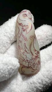 新疆和田玉籽料挂件手把件龙,刚刚设计好